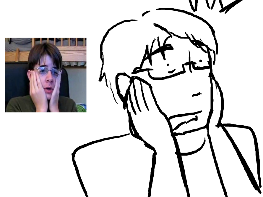 fuckbiscuis's tweet photo. lemme. be the first one to draw. him hes rlly funny WTF was his problem back then https://t.co/434QDhtxPH