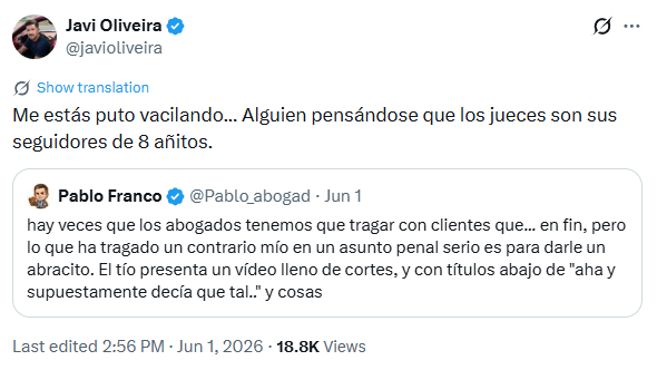 ArgosMLB's tweet photo. 🚨RIDÍCULO HISTÓRICO🚨
Javioliveira se jactaba de su abogaducho pablo franco de ganar sentencias y cuando sale la sentencia de su cliente dalas que perdió contra nauterplay hacen bomba de humo hablando de la demanda de rickyedit😬que cagones y ridículos son los bocazas estos🫵🤣 https://t.co/QXf35RrzZb