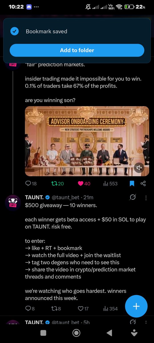 yvainity's tweet photo. @taunt_bet proud og player 🙋‍♀️🙋‍♀️ thanks @taunt_bet!! can't wait to have more people at the site. only TAUNT is truly fair with no house (edge) 👀👀

@yosxuan @lilbaeya 🍭 https://t.co/4nBwv0rLbT
