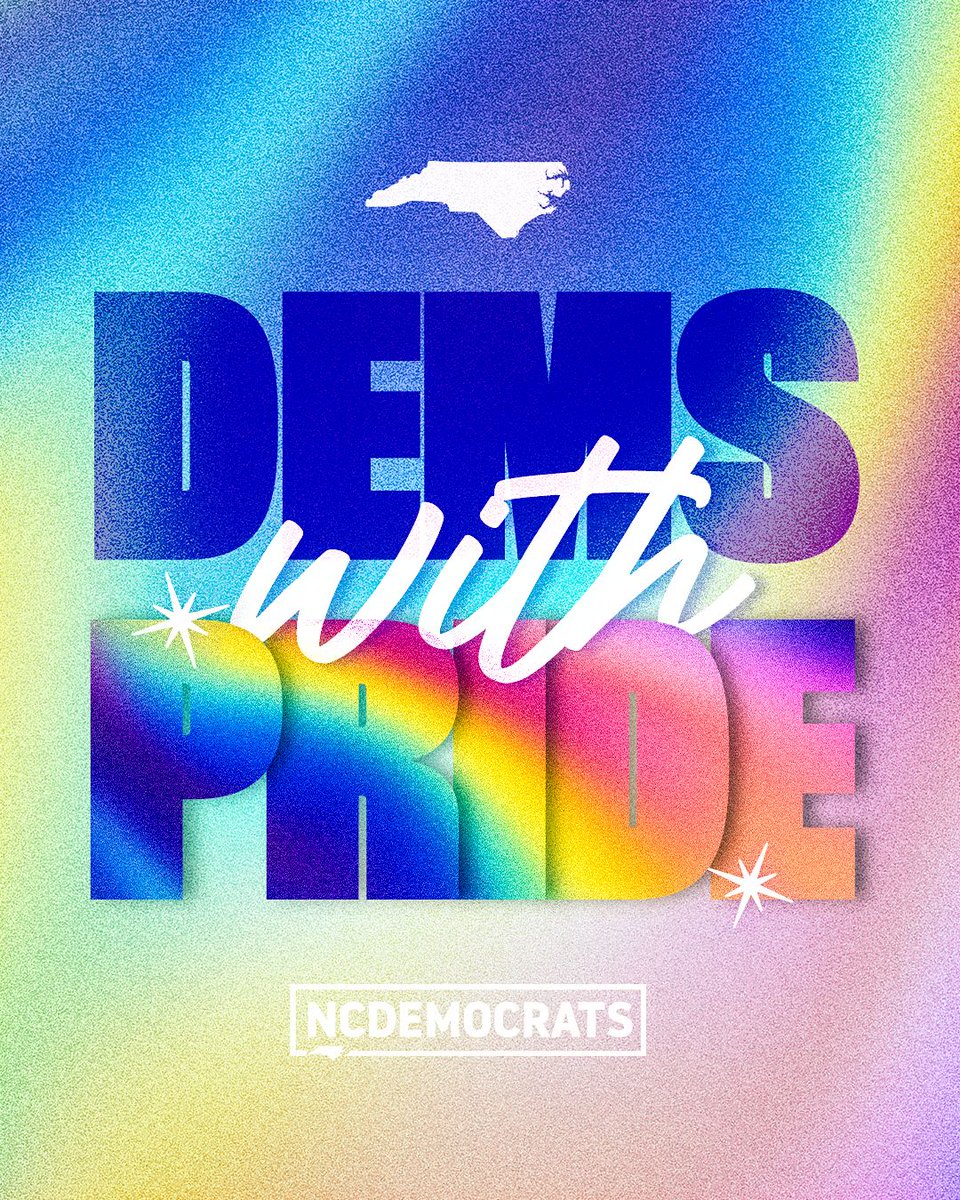 NCDemParty's tweet photo. Everyone deserves to love openly and live authentically. Happy Pride Month! https://t.co/7OsfsShcVi