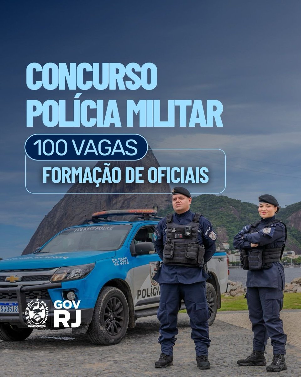 GovRJ's tweet photo. 👮🏾‍♂️ #GovRJ autoriza concurso para ingresso no quadro de oficiais da @PMERJ

Interessados deverão atender aos requisitos que serão detalhados no edital, incluindo diploma de graduação em Direito e aprovação nas etapas física, médica e psicológica previstas para a carreira militar. https://t.co/p8yTzDCTjd