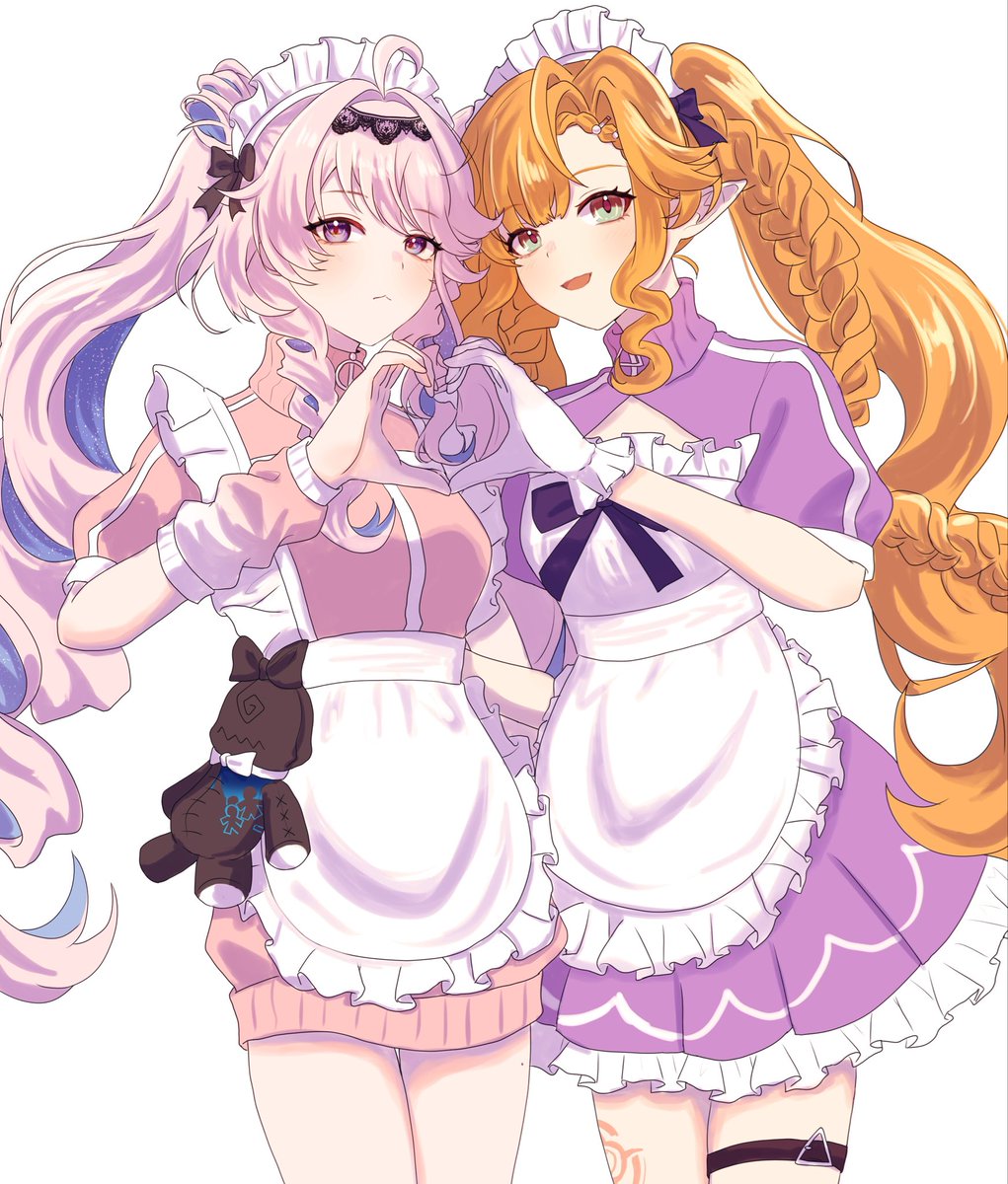sabamaguro5's tweet photo. ダーニャとシグリカ
ジャージメイド🎀

#鳴潮   #WutheringWaves  
#鳴潮ファンアート #WuWaFanart https://t.co/5UNqt53JCX