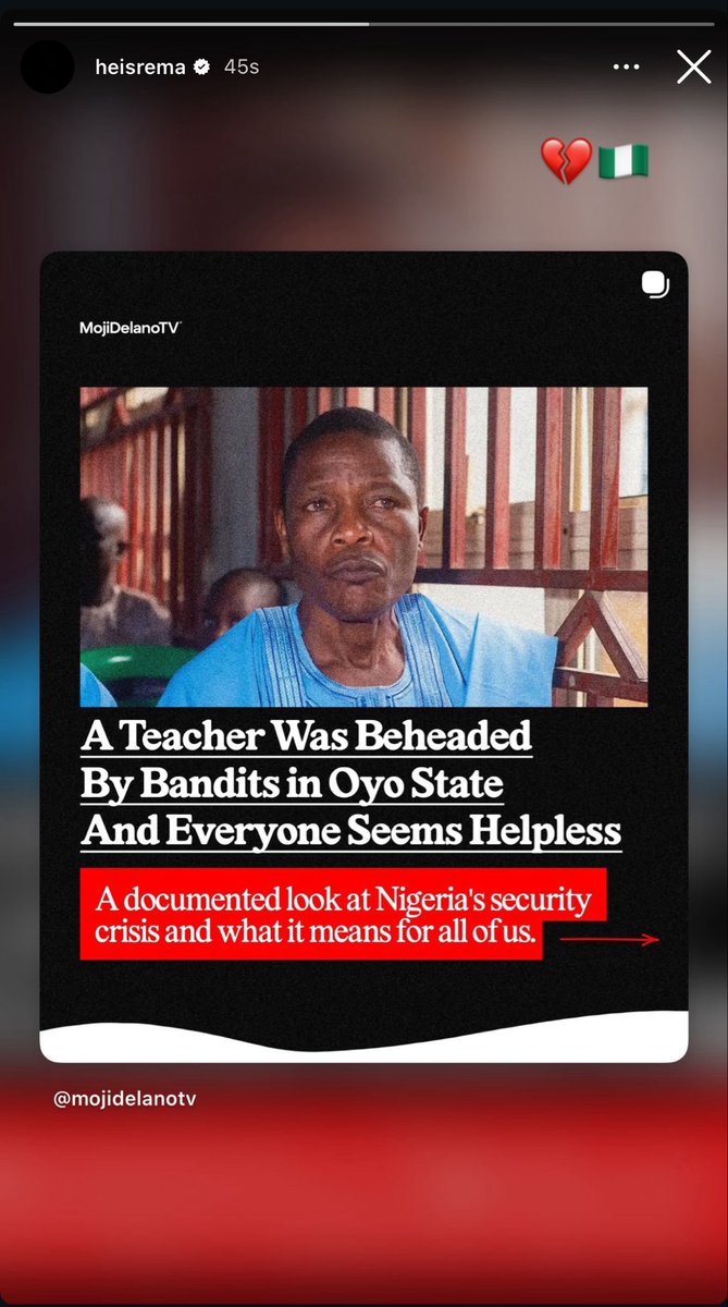 AlbumTalksHQ's tweet photo. Rema via IG story 💔🇳🇬 https://t.co/Yp5FBRhnsv