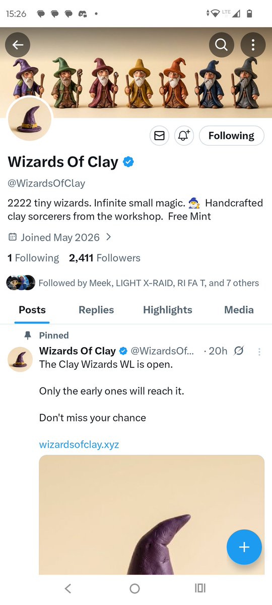 hosquire's tweet photo. @GrandKittao @WizardsOfClay 0x50CC019EdF3ced6C88d549c483E3162799F4Ebf7 https://t.co/BJupNgI9eW