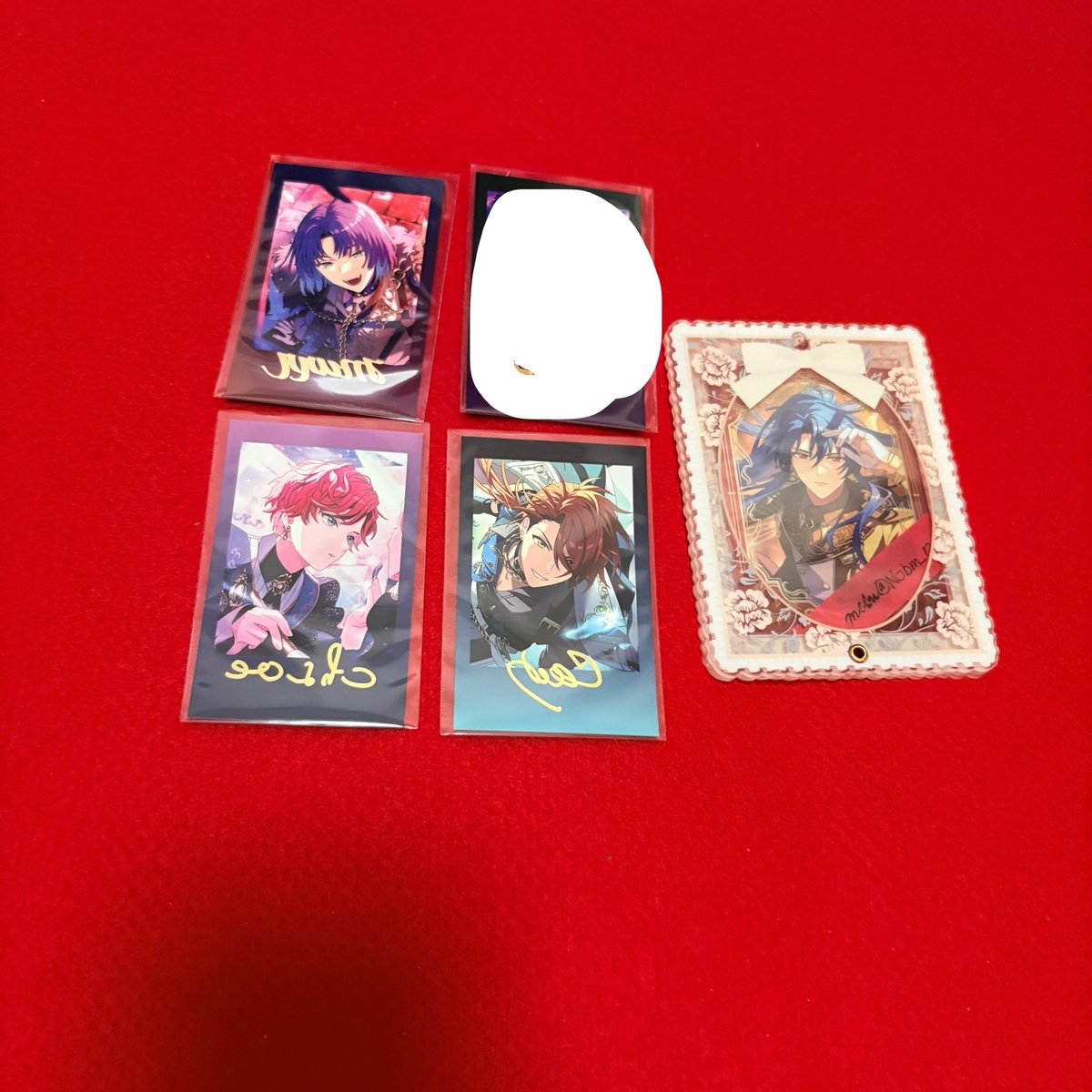 Nobm_12's tweet photo. 交換 譲渡 魔法使いの約束 まほやく ソナチネ 6.5周年 フォトカ

譲 R：ムル クロエ カイン
    N：ネロ オーエン フィガロ ミスラ カイン ムル ルチル クロエ スノウ

求 R：オズ/ N：オズ>>定価➕送料

・譲渡は3.4枚目のみ
・2枚目は4枚目>3枚目同数含む
・まとめて優先

よろしくお願い致します！ https://t.co/yQ3NJAOTCk