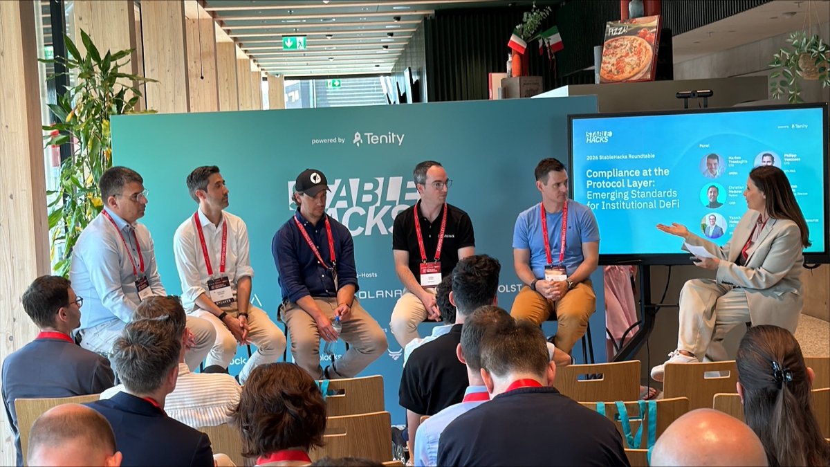 AMINABankGlobal's tweet photo. What a way to close out StableHacks 2026 🚀

Over the course of StableHacks, we saw teams tackle some of the industry's most important challenges across stablecoin infrastructure, tokenisation, real-world assets, compliant DeFi, and institutional adoption.

Congratulations to the winning teams Clearstone Fusion, Credit Markets, and Zetta Capital. 🏆. 

We're grateful to our co-hosts @tenity_global, @Solana, and @SolsticeFi and partners @Keyrock, @Fireblocks, @SteakhouseFi, @SuperteamDE, @softstackHQ, SIX, @Kamino who helped bring the initiative to life and create a platform for the next generation of builders to showcase their work. 

The future of digital assets will be built through collaboration between innovators, institutions, and infrastructure providers—and StableHacks demonstrated exactly what that can look like. 💪

#StableHacks #DeFi #Tokenization #RWA #Stablecoins #InstitutionalFinance #Web3 #CryptoValley