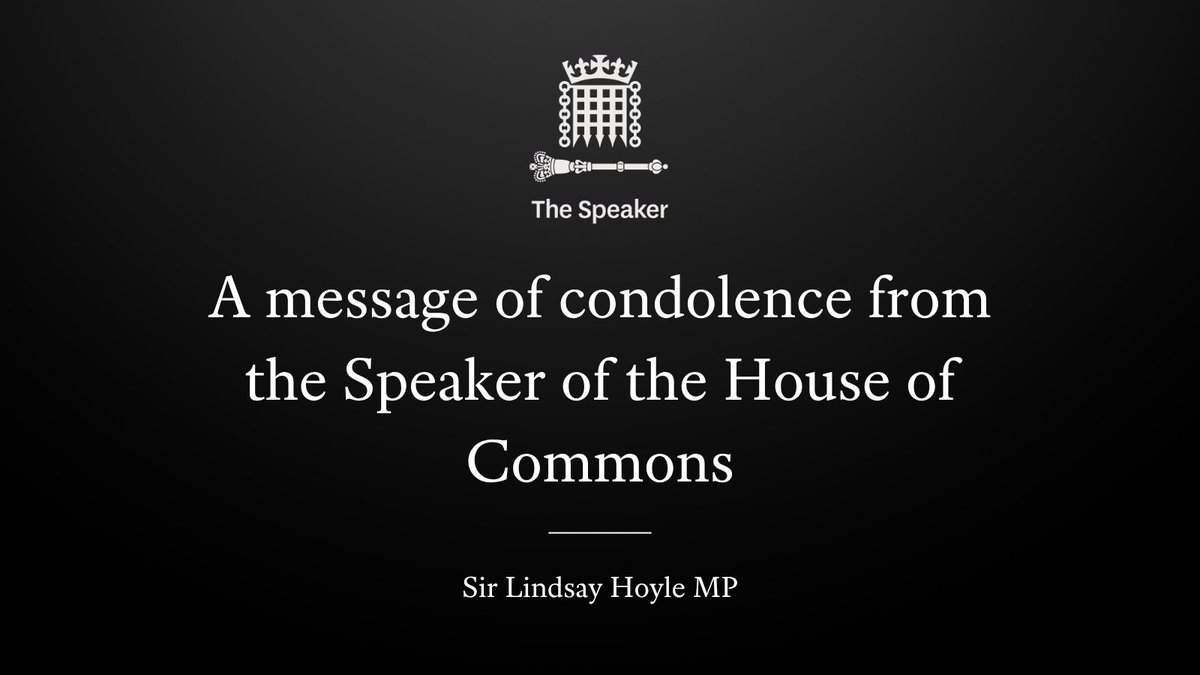 House of Commons Speaker tweet media