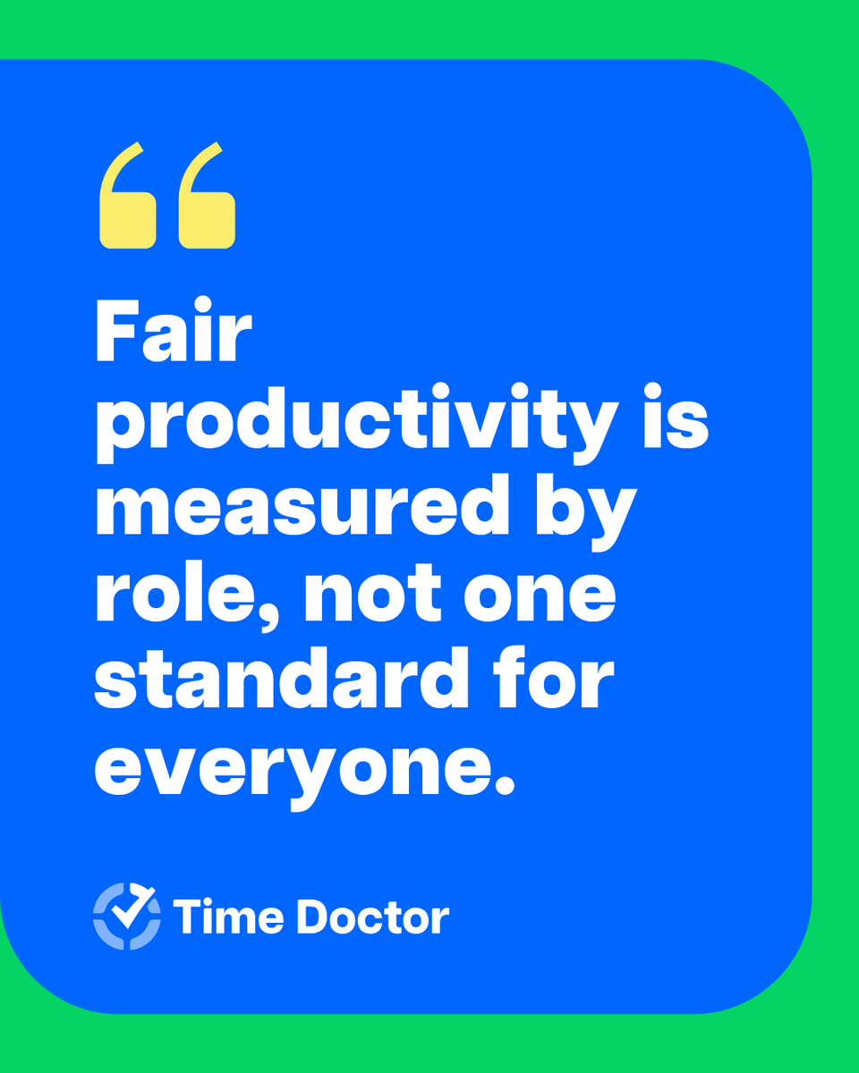 ManageYourTime's tweet photo. Most companies apply the same productivity standard to every role — hours, activity, presence. But a developer's deep work day looks nothing like a support agent's reactive shift. Same benchmark = unfair evaluations for both. https://t.co/rNvp9Nd3Ew #RemoteWork #Productivity https://t.co/rRI8psxkgI