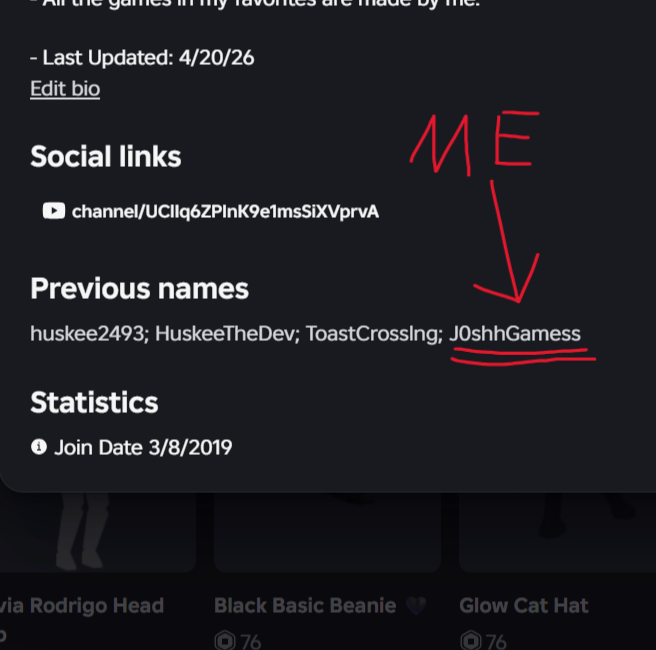 HuskeeTheDev's tweet photo. Literally who the heck is this Josh imposter... clearly I'm the original...
#RobloxDev #Roblox https://t.co/rsVeiDEZp1