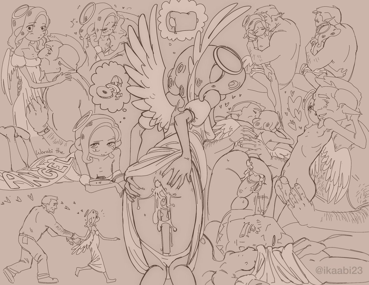 ikaabi23's tweet photo. [OLD] Angel au https://t.co/p1joUETfLb
