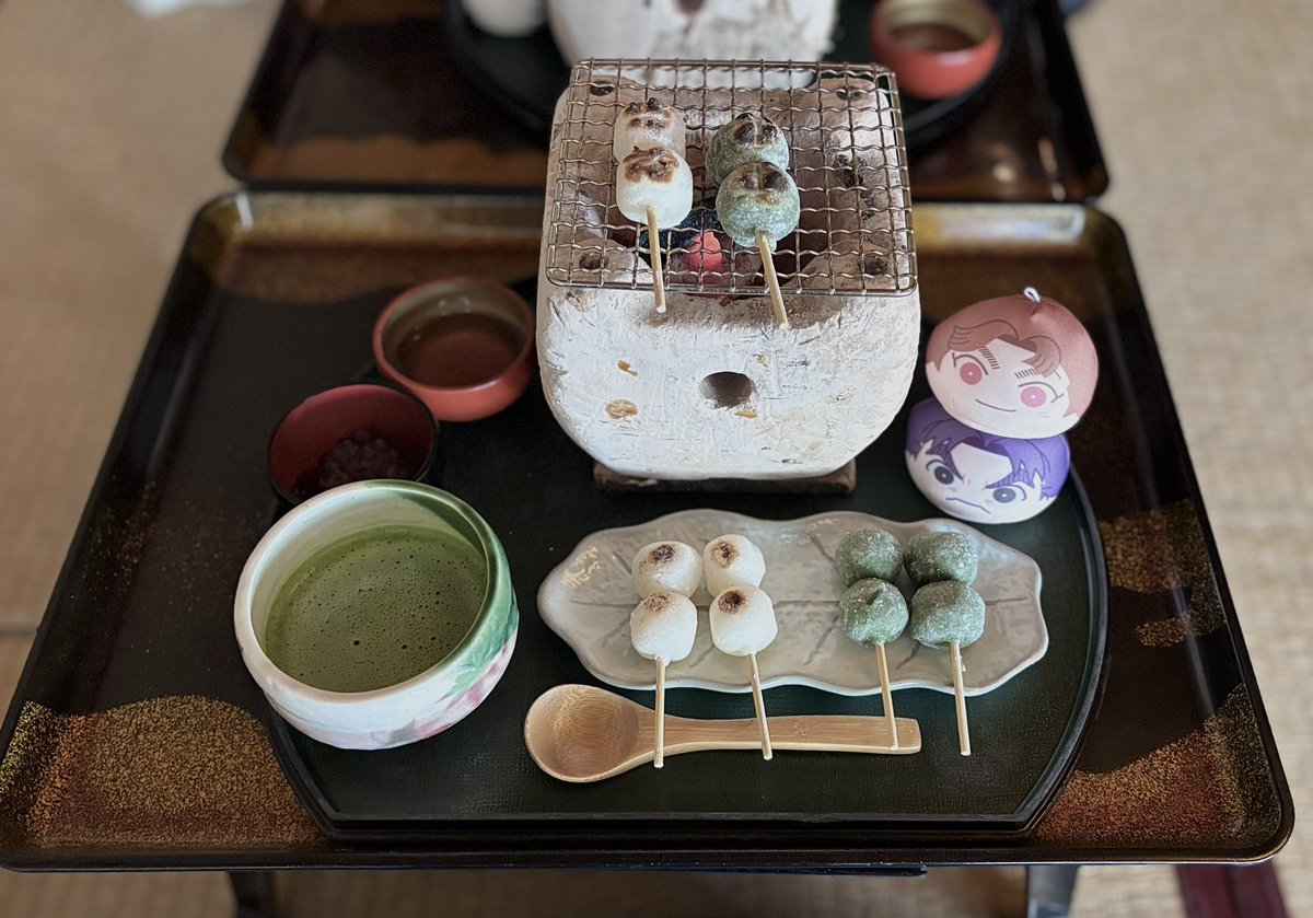 __yoi2's tweet photo. ⟡eXcafe 京都嵐山本店🍡
自分で焼けるお団子楽しすぎ🎶 https://t.co/39YSAMqEJN