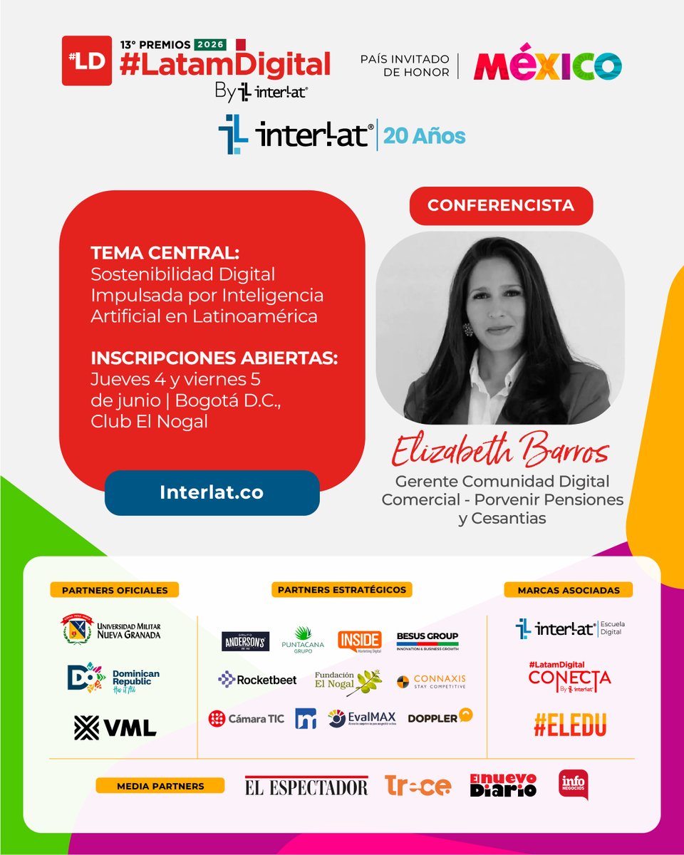 13º Premios #LatamDigital 2026 By Interlat tweet media