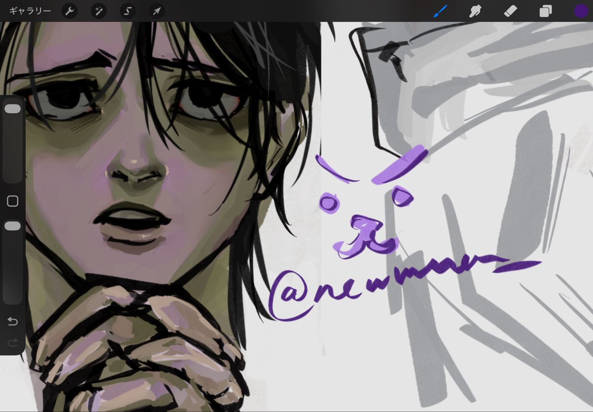 newmun_'s tweet photo. Wip but its iori and you know who 👅 
#ioriita coming soon https://t.co/ClyUxgrLFr