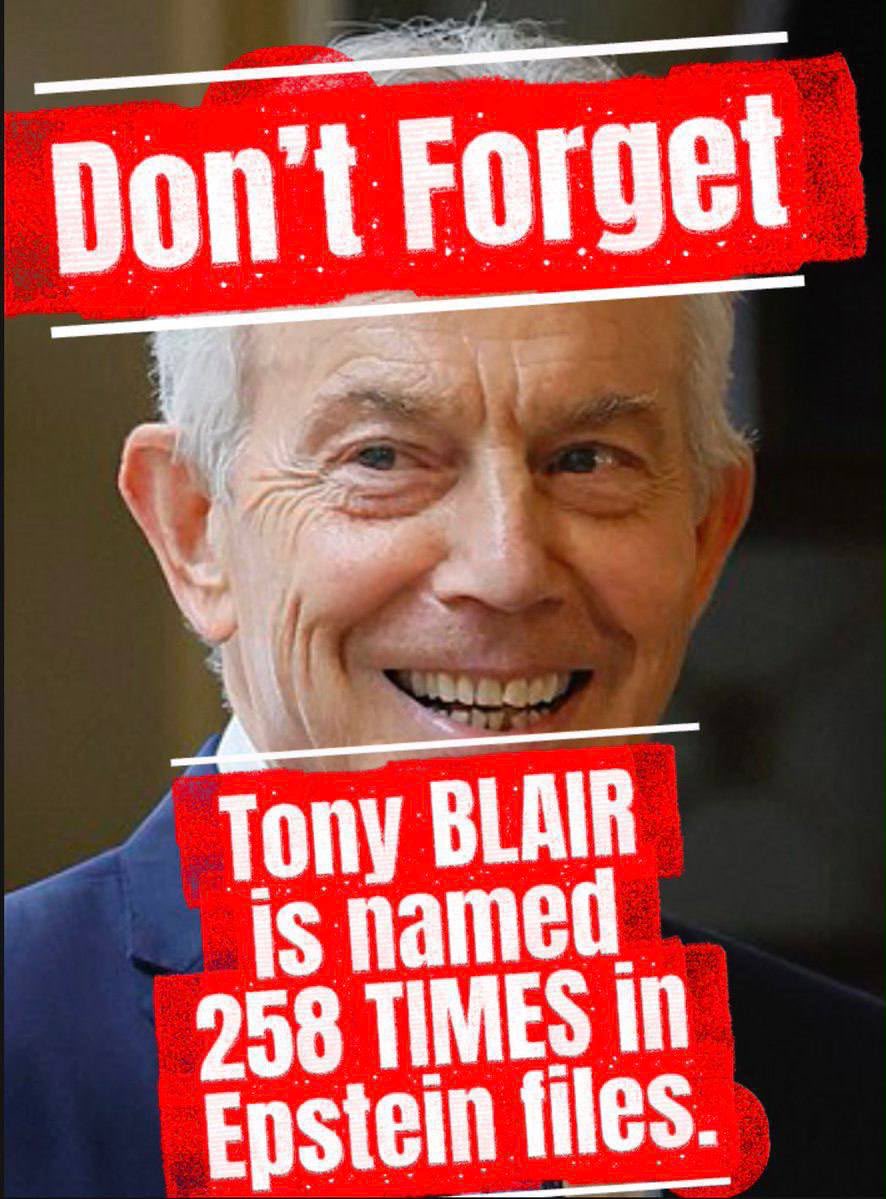 ABridgen's tweet photo. Have you noticed no one is asking Tony Blair about Jeffrey Epstein ?
I wonder why ?
Please put your answers in the comments https://t.co/LC3tegUDuS