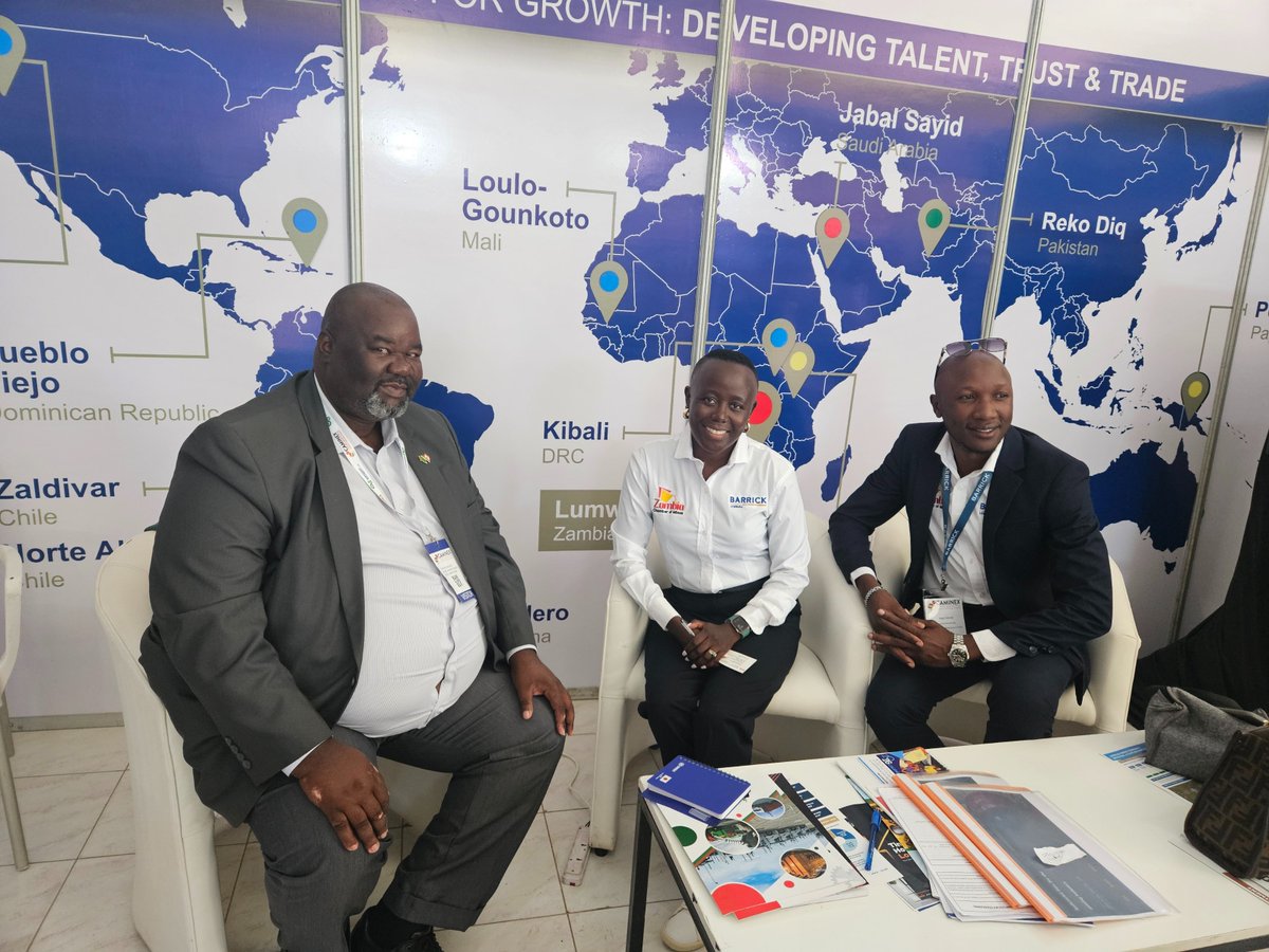 CanadaZambia's tweet photo. 🇨🇦🤝🇿🇲 Driving Zambia’s #Mining Growth Together
Zambia aims for 3M tonnes of copper by 2031—unlocking investment & innovation.
At #CAMINEX2026 (Copperbelt), 🇨🇦 #FQM, #Barrick & #Redpath showcased strong Canadian leadership and mining expertise. https://t.co/t9TlkIWAVD