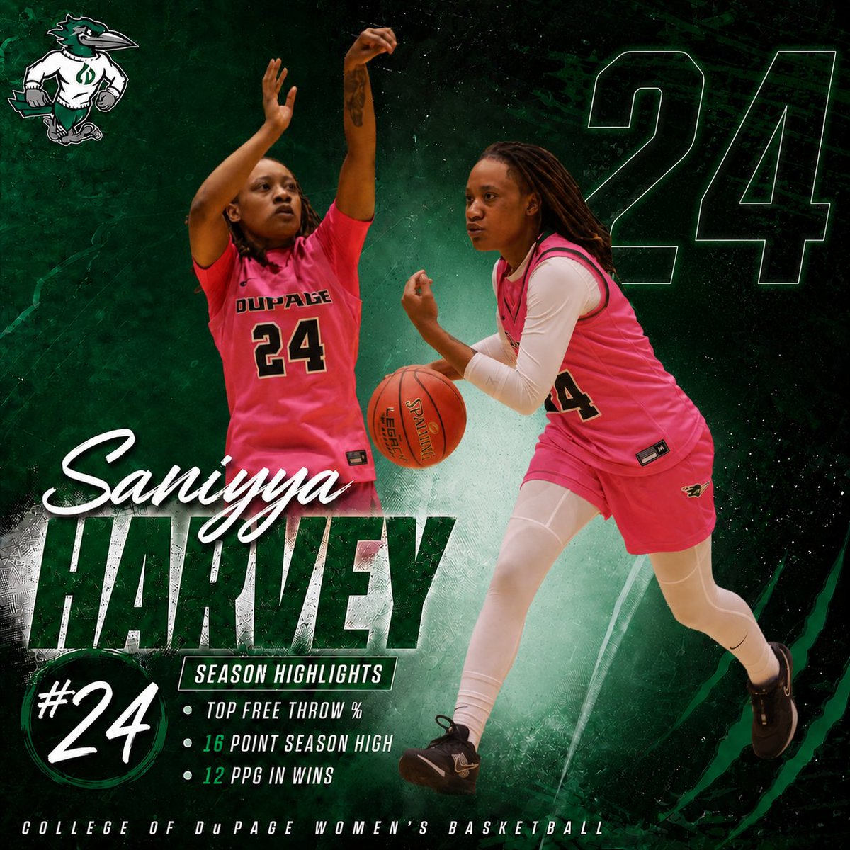 DuPage_WBB's tweet photo. Next up: #24 Saniyya Harvey

One of the quickest guards in the state.

Swipe for some of her highlights.

#GoChapsGo #CODWBB https://t.co/XWdvBqwBg7
