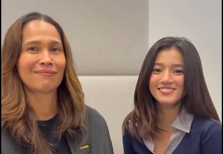 dingdunbil's tweet photo. ang cute nila maging mag-mother in law 'no? imagine, the way belle's makulit na side matches with tita m!! LOVE THIS DUO ALREADY!!!! 🫰💐

#bellemariano | #TayoSaWakas https://t.co/dLqfLw20ur