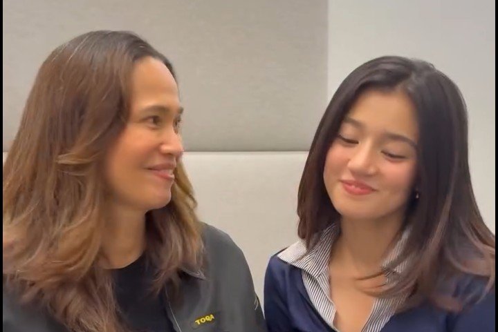 dingdunbil's tweet photo. ang cute nila maging mag-mother in law 'no? imagine, the way belle's makulit na side matches with tita m!! LOVE THIS DUO ALREADY!!!! 🫰💐

#bellemariano | #TayoSaWakas https://t.co/dLqfLw20ur