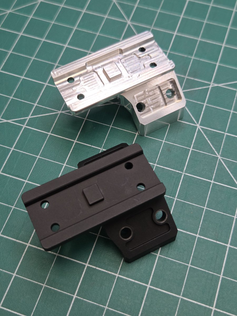 koeng_co's tweet photo. Our upcoming Aimpoint Micro Nightforce Adapter, PN 01-018.
REV01 vs REV02: https://t.co/8HymA6iljT