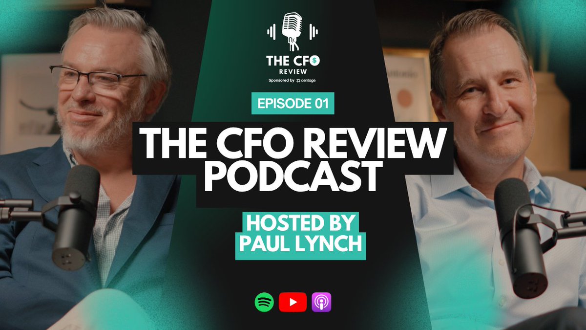 Centage's tweet photo. 📢 We are thrilled to announce that The CFO Review Podcast is live. https://t.co/yz7aa2x3I5