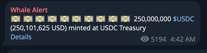 martypartymusic's tweet photo. Liquidity: $250m $USDC issued on @solana by @circle https://t.co/pW9kPOIt1V