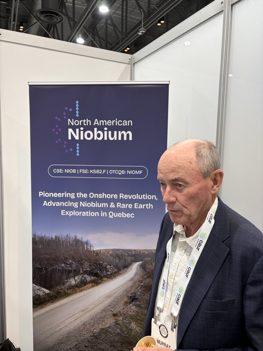 semicorporate's tweet photo. $NIOB.C sponsoring the Core Shack cocktails tonight and coffee stations all week at the Quebec Mining Investment Event. Joe Carrabba, Murray Nye, and Clyde McMillan in the house. The niobium thesis is live.

$NIOMF https://t.co/Rh5tDRN6M5