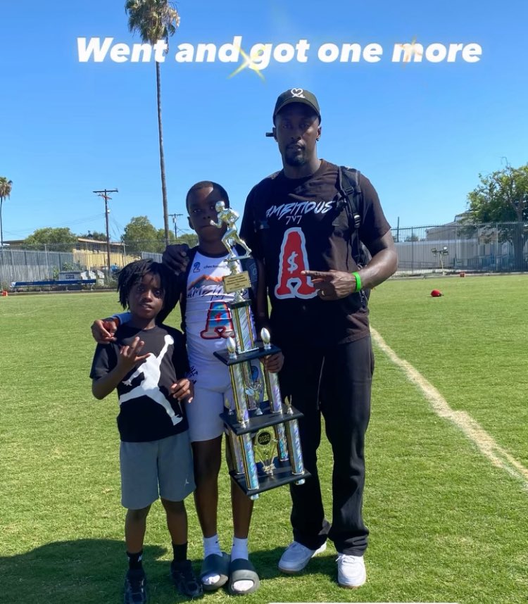 LM_Chocolate's tweet photo. I Am Godly proud of my son, however (comma), my grandson called me early last Sunday morning I was startled at first. He asked if I was getting ready for church I said yes whats wrong grandson he said nothing but can you pray for us please, we have a game in LA. Y’all know I did! https://t.co/P1kDFjMsHZ