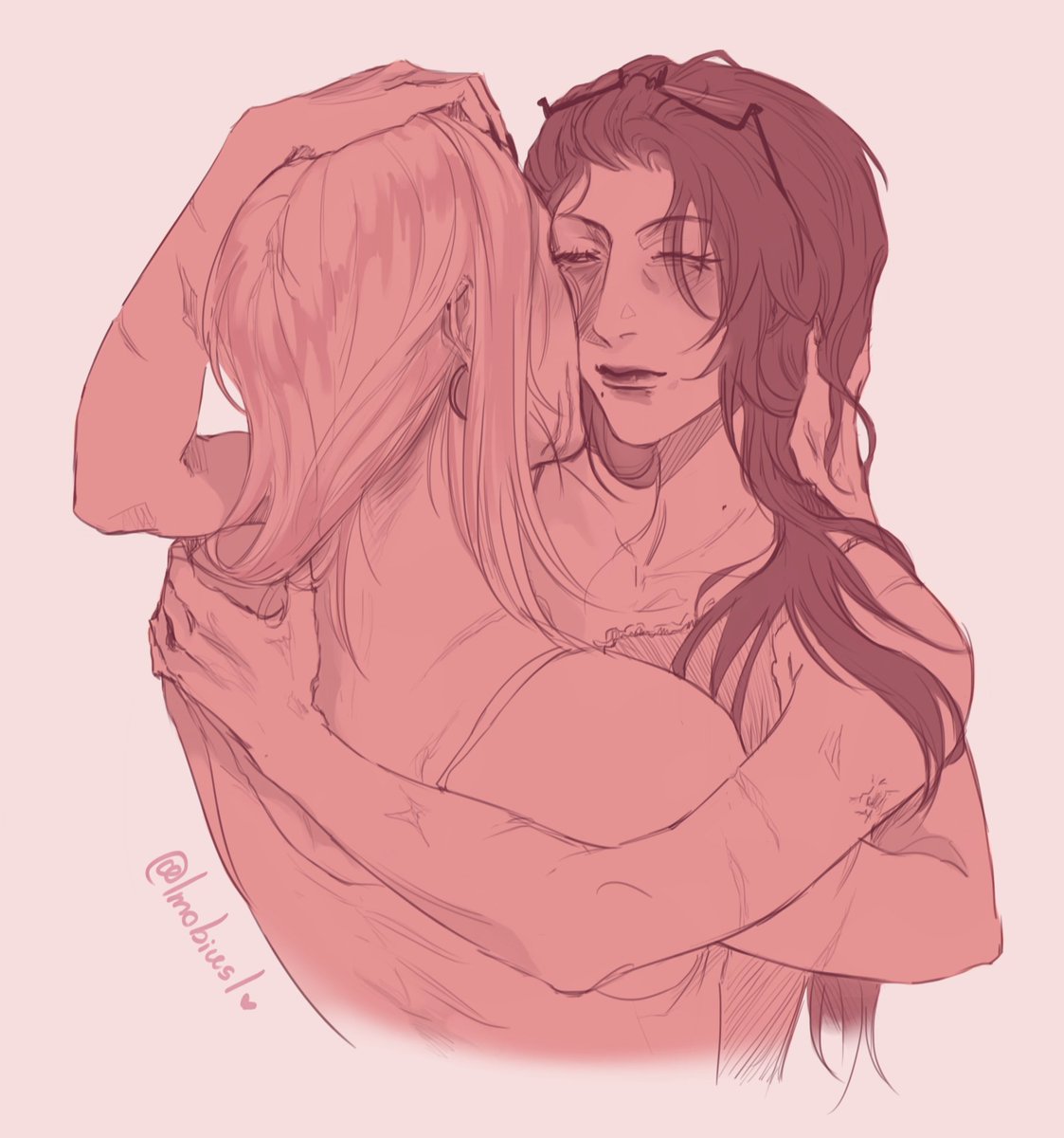 lmobiusl's tweet photo. Happy pride!! A quick sketch of my ladies💝
#oc #art https://t.co/14TLRR5c09