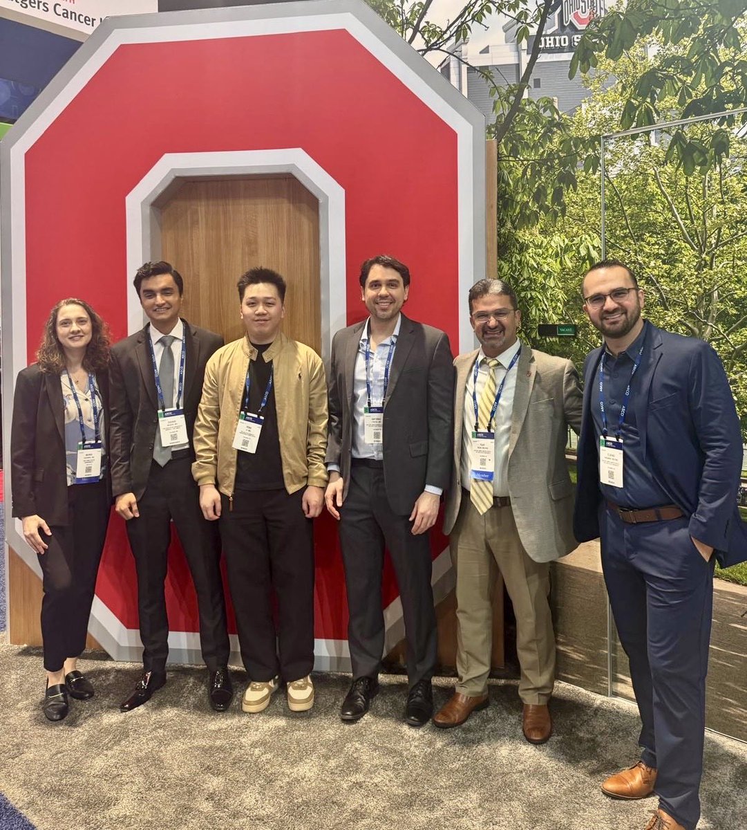 ZuhairMajeed's tweet photo. The conference was also an invaluable opportunity to engage with our #buckeye family, colleagues and esteemed leaders in the field of oncology. Looking forward to returning to the lab &amp; continuing our code to clinic mission! 🧬💻
@ASCO @OSUCCC_James @OhioStatePIIO @Pelotonia https://t.co/Y1Qxf8Ssyt