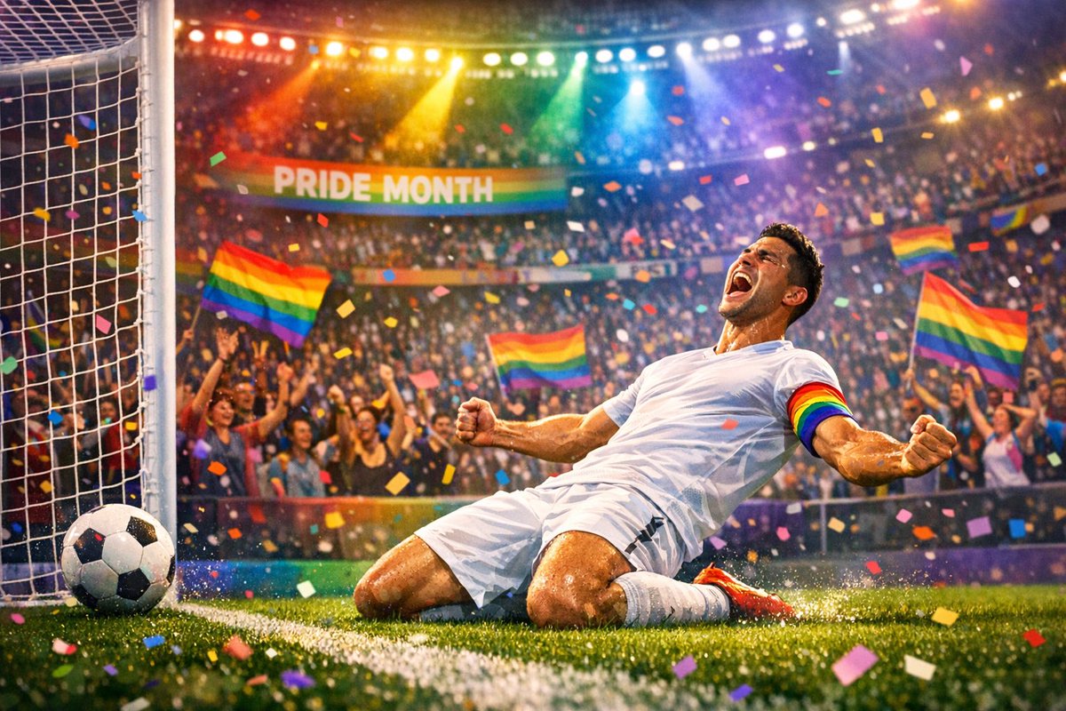 Dschrempf's tweet photo. Happy Pride Month! 
Let’s celebrate the LGBTQ+ community, honor its history, and support the ongoing pursuit of equality and inclusion - on the World's Stage!
@SeattleFWC26  #HowWePride https://t.co/E3F0ahgsrr