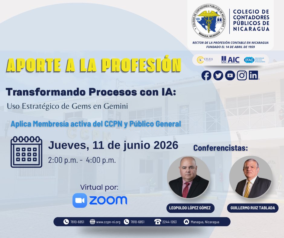 CC_PN's tweet photo. 🤖✨ Aporte a la Profesión "Transformando Procesos con IA: Uso Estratégico de Gems en Gemini"

🔗 Enlace de conexión: https://t.co/58SjrEnFBY https://t.co/WUC85PPY1M