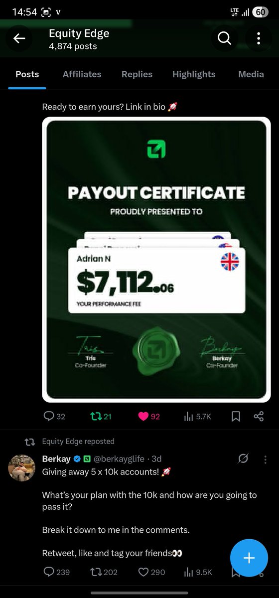 deex_tiny's tweet photo. @EquityEdgeUK Engaged 😍 https://t.co/s5RldKkADl