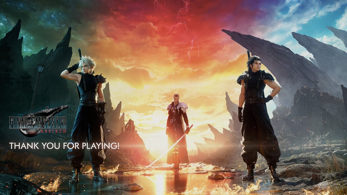 OnChatter's tweet photo. Switch2版FF7リバース体験版やり終わって製品版事前ダウンロードして0時解禁待ってるの図

体験版たっぷりchapter3までできてメインストーリーのみで5時間、サブクエまでコンプしたら14時間もかかるボリュームなのヤバかった
このまま製品版にデータ引き継いで続きやるの楽しみ🎶早くやりたい🎶 https://t.co/frbxpuZtZh