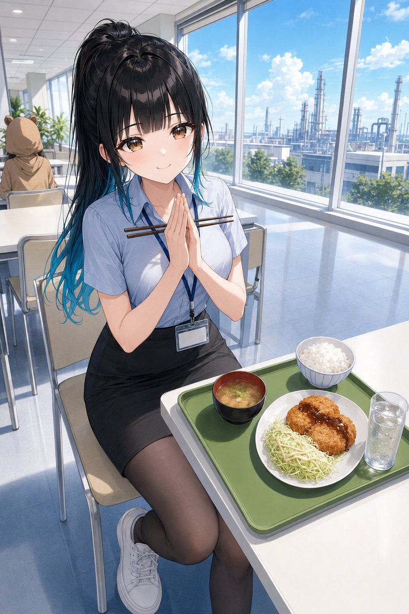 akagi401's tweet photo. コロッケ定食、いただきまーす！

台風の後はなぜかコロッケが出るのよね https://t.co/Gizh3UaMxt