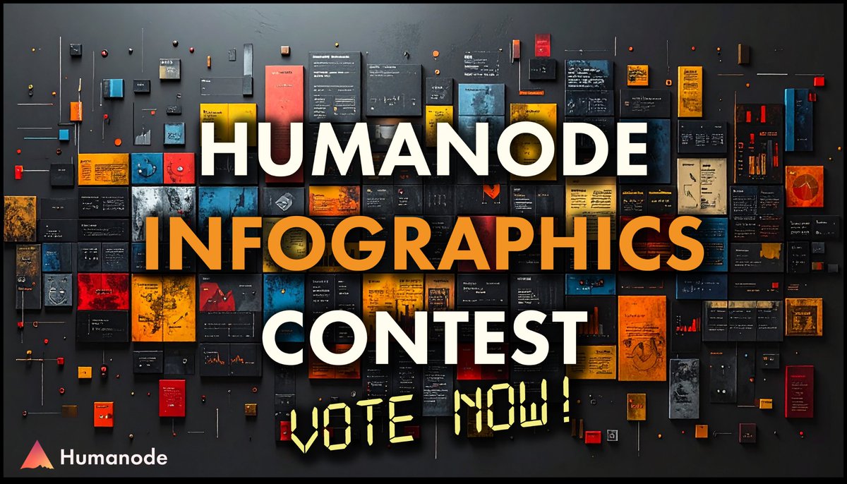 humanode_io's tweet photo. The time has come for the voting for the infographic contest.  There are some masterpieces in there, so don’t miss them.

Each person gets one vote in the ⁠# sr-polls channel of the Humanode Discord.  Remember that you need to be a verified Human to vote, and unless you are a contestant, you would have needed to become a member before the contest began.

As for the voting, just select the one you like the most!  The top 3 will win $50; one lucky winner will get the founder’s prize of $50; and the Humanode team will select up to 3 infographics to receive $10.

As a note, only 9 passed the initial screening, which was, honestly, quite shocking. Too many people used the wrong logo, or mistook Proof of Biometric Uniqueness with “Proof of Humanity”. There were quite a few other simple errors that rendered a decent infographic useless.

You have 72 hours to vote, so go and make your voice count!