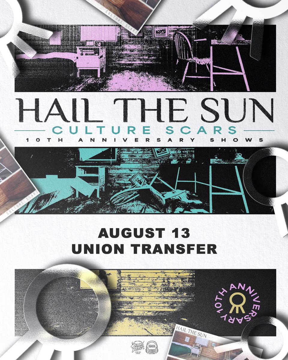 UnionTransfer's tweet photo. *Just Announced*
➡️8/13 @hailthesun Culture Scars 10th Anniversary
🎟️On Sale Friday, 6/5 at 10:00am https://t.co/yypB0pgELb https://t.co/XLlGqCLQPP