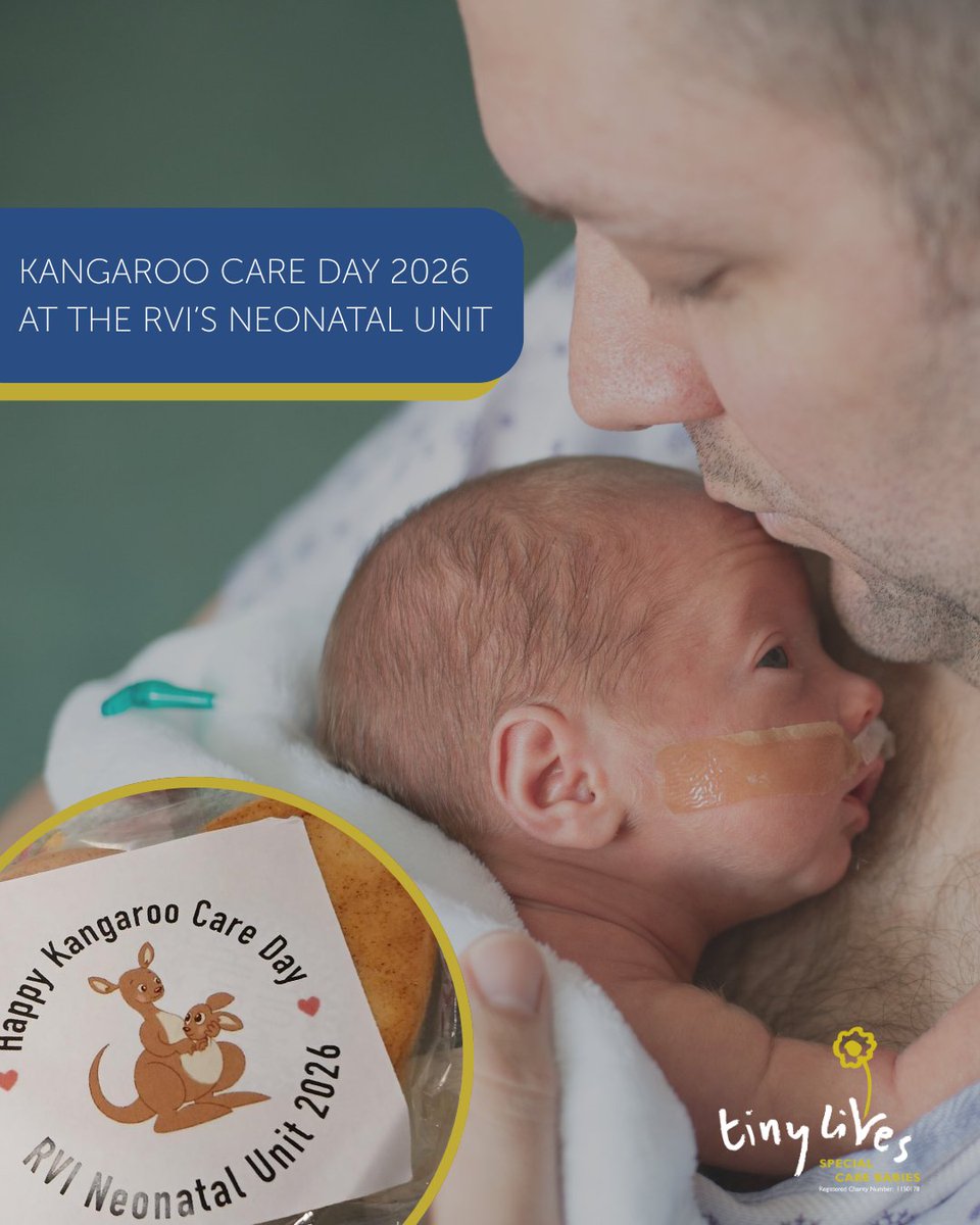 TinyLivesTrust's tweet photo. Kangaroo Care Day 2026 at the RVI's Neonatal Unit 💜

Families joined us for a coffee morning, spending precious skin-to-skin time, learning about its benefits, and sharing experiences over tea &amp; biscuits.

Thank you to all who joined 🫶 https://t.co/lcb54VHEEP