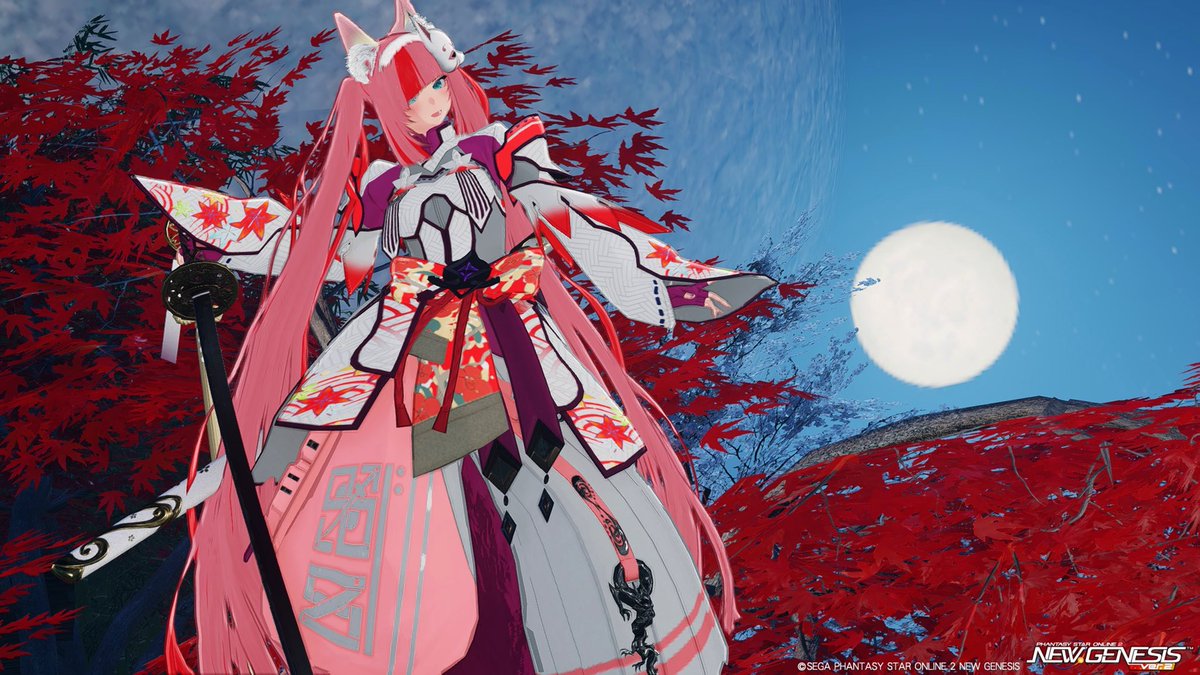 wafukitune's tweet photo. #PSO2NGS_SS  
 #メンテの日なのでssを貼る
天眼ミツネ🦊🫧  イメージコーデ‼️ https://t.co/R8Fjx3Vn3Y