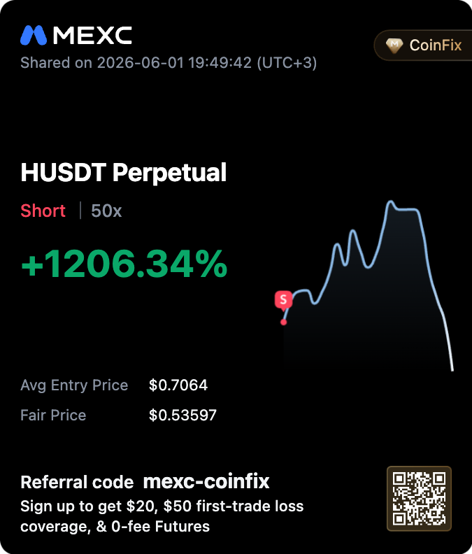 CoinFixPro's tweet photo. Kripto Twitter’da herkes boş grafik paylaşır, biz ise sadece KANIT paylaşıyoruz. 👋💥

Bugün ekiple piyasayı resmen ezdik: 📈 $PORTAL Short: %5243.88 Kâr (100x) 📈 $HI ($HUSDT) Short: %1206.34 Kâr (50x)
"100x kaldıraçta nasıl hiç likidasyon olmuyorsun?" diye DM kutum kilitlendi. Bu gece, asla likidasyon olmama tekniğimi ve risk yönetimimi burada flood olarak anlatacağım.
Sırf bu strateji için bile bu hesabı kaçırmaman gerekiyor: 🔔 Beni TAKİP ET ve bildirimleri aç (Flood'u kaçırma!) 🔄 Bu tweeti RT'le ve beğen, daha çok kişiye ulaşalım.

Hazırsanız akşam ortalığı sallıyoruz. 🔥

#PORTAL #HUSDT #Crypto #Futures #Trading #MEXC #mexc-coinfix