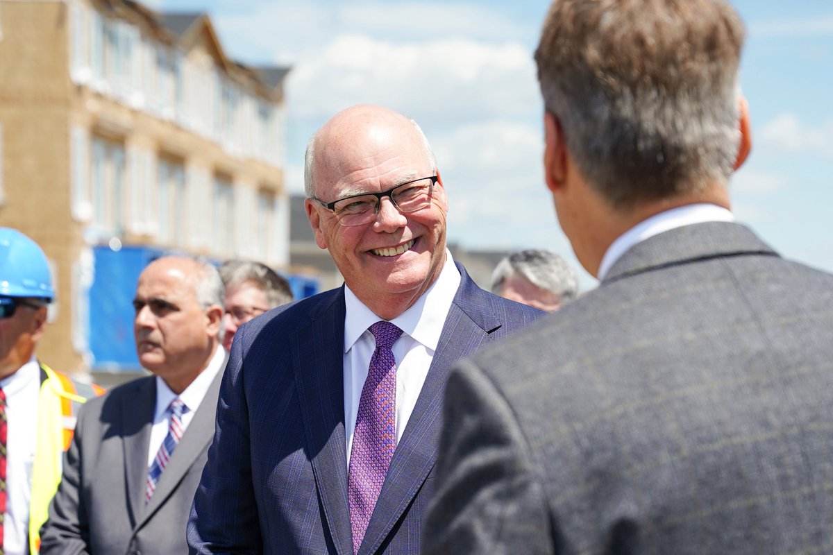 RobFlackEML's tweet photo. Yesterday in #Ottawa, alongside Minister @gregorrobertson, Minister @PBethlenfalvy, Mayor @_MarkSutcliffe and many other municipal and homebuilding partners, we announced the opening of the Development Charge Reduction Program. This federal-provincial program will fund up to $8.8 billion in  housing-enabling infrastructure and save Ontarians tens of thousands of dollars on the cost of a new home. 🏡

Together, we’re kickstarting the housing sector and protecting the dream of homeownership. Together, we’re protecting over 100,000 jobs.

Together, we are taking action to Protect Ontario.

#Housing