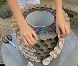 CuntreraMax's tweet photo. @Bro_Code_x Wondered why the cement did not seep thru the empty spaces between the cups. Obvious if slomo... https://t.co/TQnKYxJHAM