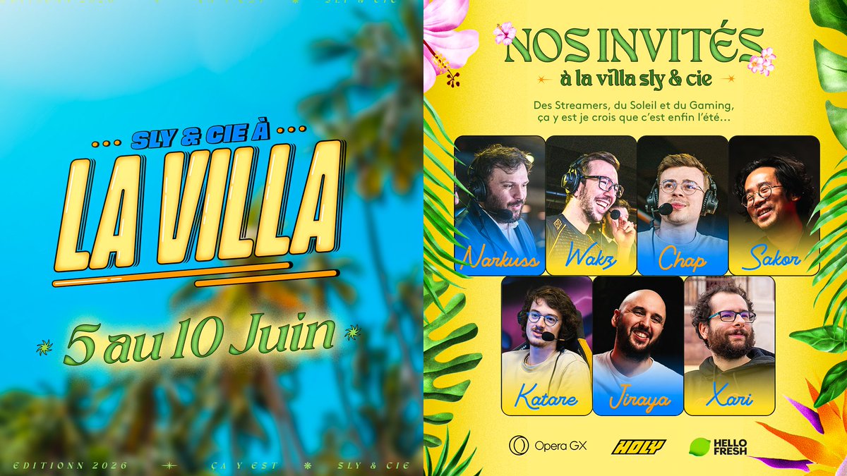 SolaryTV's tweet photo. Après le Hess Event c'est l'heure de partir pour les Maldives 🌴

C’est ce que j’aurais tweet si j’étais CM de Gentle Mates mais ici c’est Solary…

Rendez-vous dès vendredi pour 5 jours entre potes à 40 minutes de La Rochelle ᶜᵃ ᶜᵒᵘᵗᵃᶦᵗ ᵗʳᵒᵖ ᶜʰᵉʳ ᵖˡᵘˢ ᵖʳᵒᶜʰᵉ https://t.co/Zd4ZkBRMBM