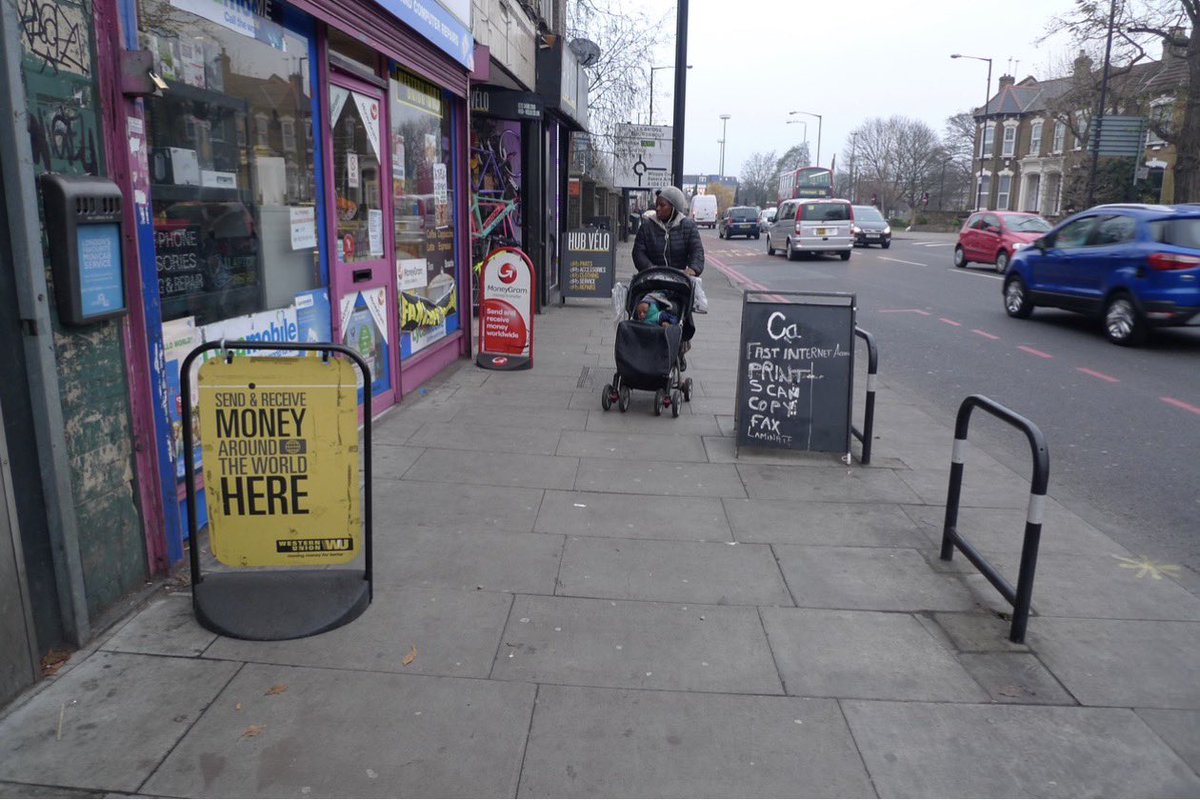 VincentStops's tweet photo. After being a leader on the public realm and banning A-boards it is really disappointing @hackneycouncil is to allow advertising boards on the pavements again. Bad move by the previous administration. https://t.co/5mkJbSbFFr