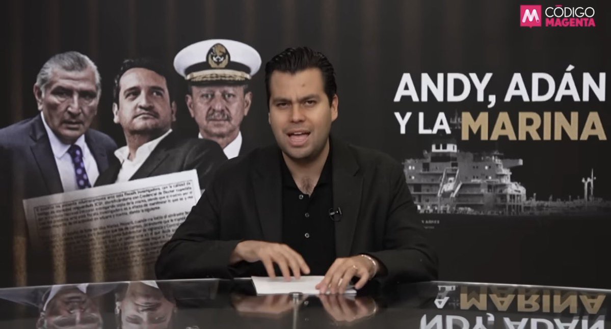 alpeca's tweet photo. 📣 #Primicia que @RodrigoCarbajal ✍️ revela vía @CodigoMagentaMx 📺: “Andy, Adán y la Marina”.
🚨 La trama del #HuachicolFiscal que desde 2024 investiga la Fiscalía General de la República (carpeta 📂 FED/FEMDO/FIORPI/FA/FCDMX/40568/2024). #Testigos involucrando a Andy y Adán en sistemático saqueo 💰 sin precedentes en la historia de México 🇲🇽.
🤔 ¿Quiénes conocen y desde cuándo está información ℹ️❓Además al más alto nivel del @GabSeguridadMX en gobiernos aliados algunos de los cuales son antagonistas (entre sí)❓
#Escándalo #CajaDePandora #MientrasTantoEnMéxico 🇲🇽
https://t.co/E34pJUTo6N