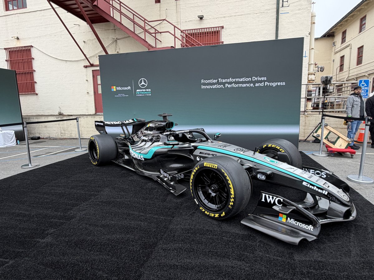 samidip's tweet photo. Good Morning from #MSBuild.
And no, you may not test drive the Petronas F1 😇 https://t.co/TkAK2ifMLn