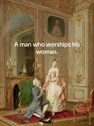WeakSubWM4u's tweet photo. A real man worships a woman and treats her as his goddess. https://t.co/lnHXavmmb2
