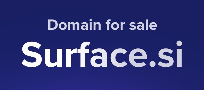 Namemarketc's tweet photo. https://t.co/Vb7Vnjkic0 Premium domain for sale

#surface #superintelligence #si #Domain https://t.co/dj4IyuVGCT