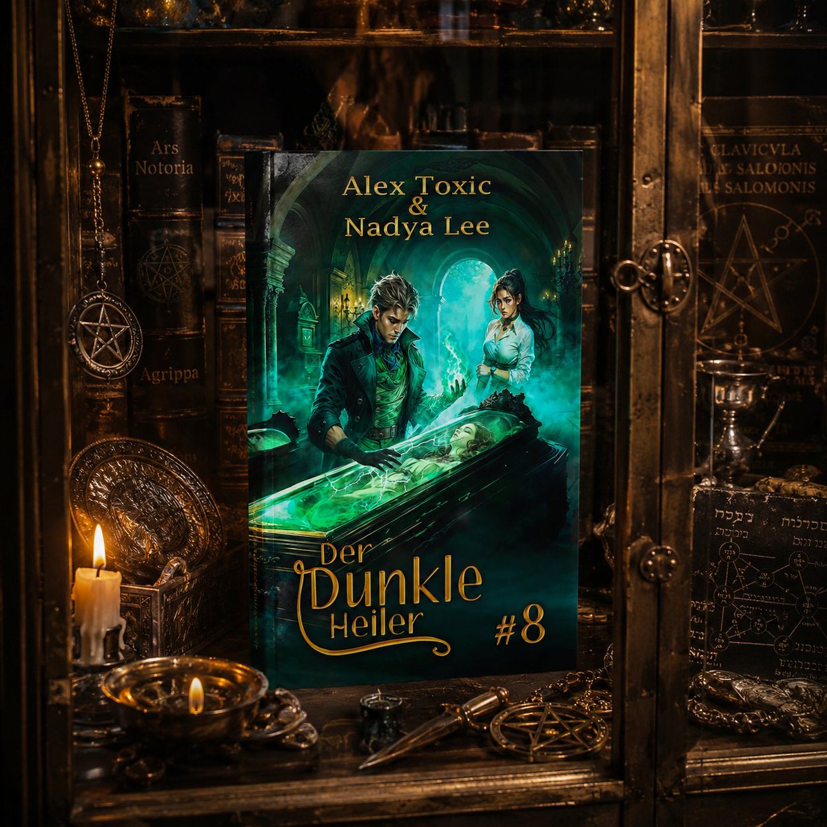 MagicDomeBooks's tweet photo. The Dark Healer 8 by Alex Toxic and Nadya Lee - German edition is released!

Amazon:
https://t.co/vKtmlvARkD https://t.co/j0Uj9kNbE7