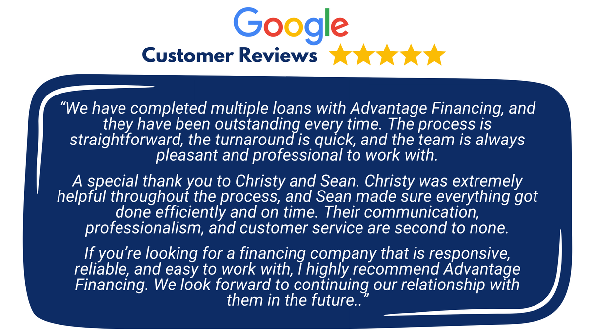 ADVPlus_Finance's tweet photo. Building lasting relationships with our customers is the heart of everything we do. We're committed to a smooth &amp; stress-free process so you can run your business. Thanks for trusting @ADVPlus_Finance to make it happen!

#GoogleReviews #EquipmentFinancing #ServingWithExcellence https://t.co/kjVM5nLbPg