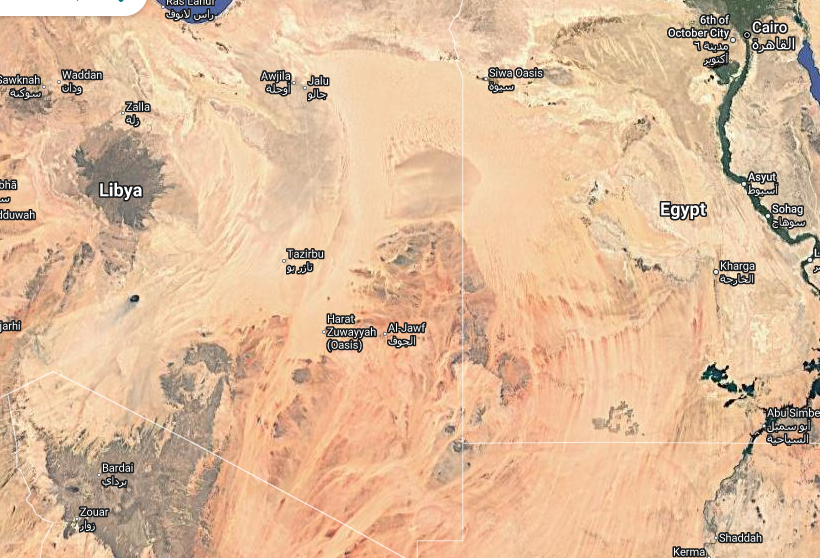 EcdoPrep's tweet photo. The initial hit (tsunamis) likely caused the flow lines that are pretty apparent over NE Africa. As the already warm Mediterranean waters splashed over the hot Sahara sand, it would lead to a gargantuan evaporative event. As that vapor started to condense, it would rain for weeks to months: the 40 day figure sounds about right.